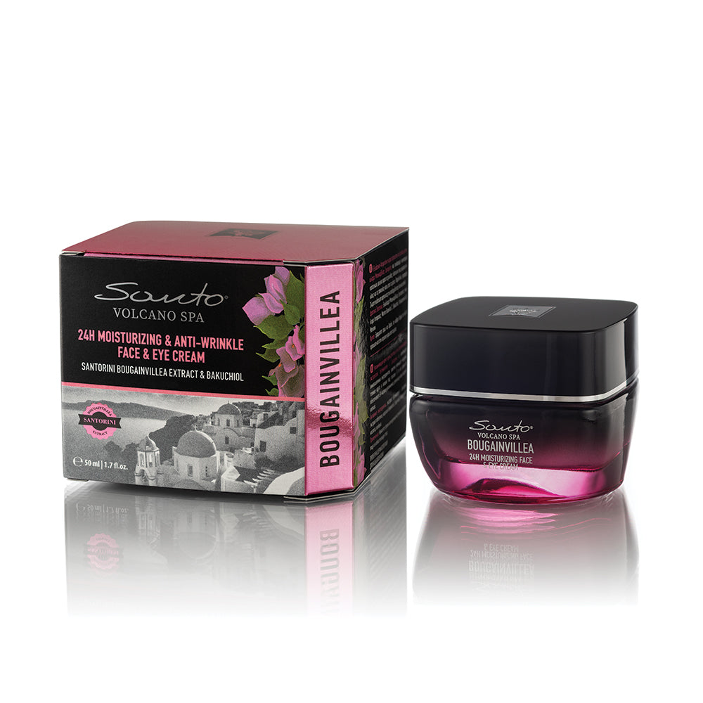 Santo Volcano Spa - Bourgainvillea - 24hr Moisturising & Anti-Wrinkle Face & Eye Cream
