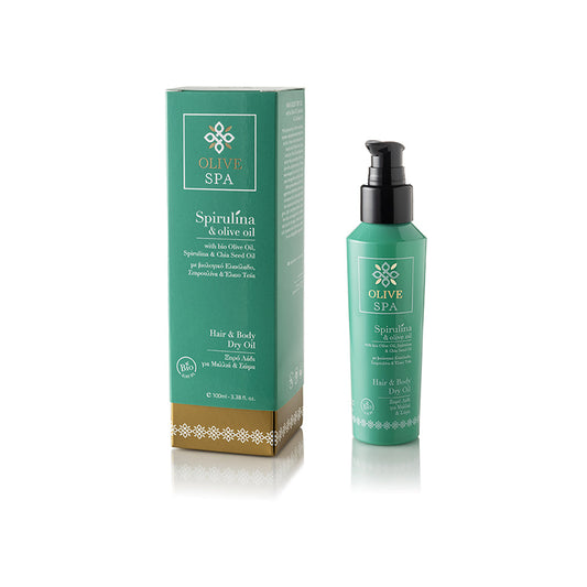 Dry Oil for Hair & Body with Spirulina