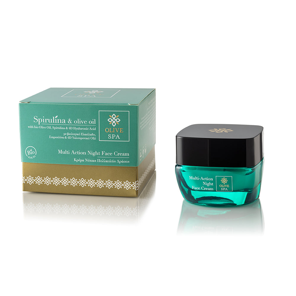 Multi-Action Night Cream with Spirulina