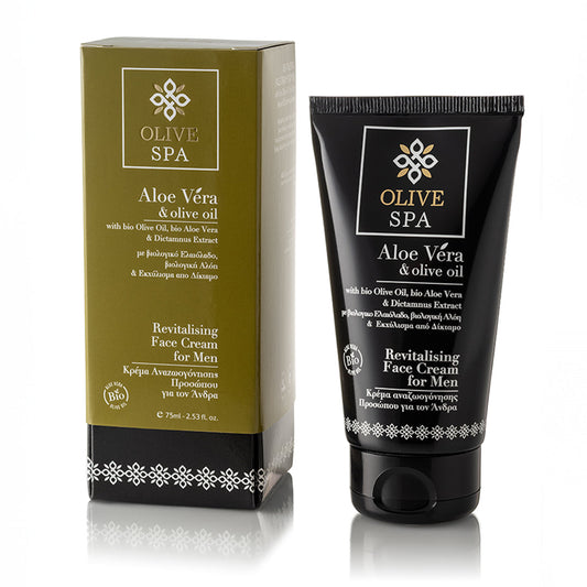 Men's Revitalizing Face Cream With Aloe Vera